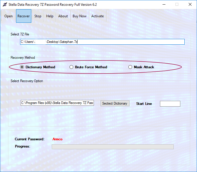 7z file password unlocker