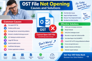 Read more about the article OST File Not Opening: Causes and Solutions