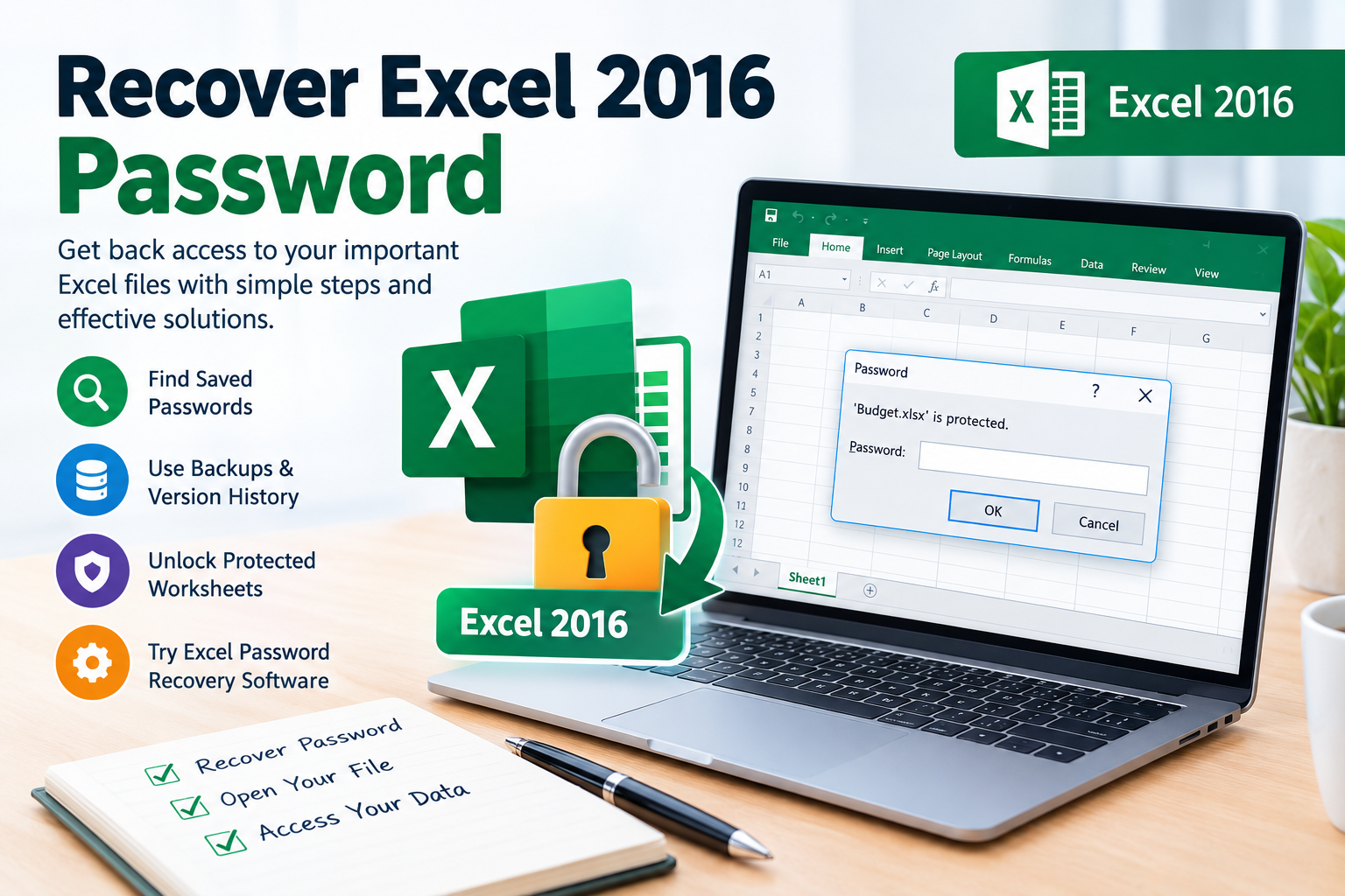 You are currently viewing How to Recover Excel 2016 Password: Step-by-Step Guide