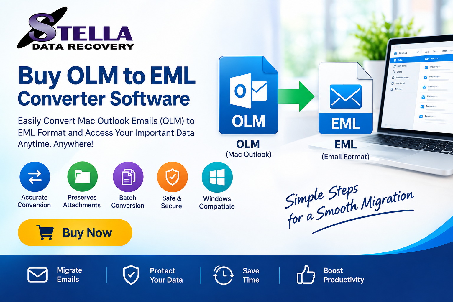 You are currently viewing Buy OLM to EML Converter Software – Professional Email Conversion Tool