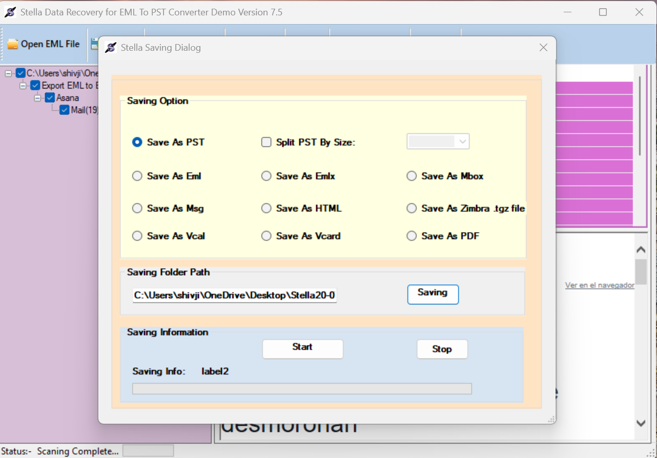 eml to msg conversion