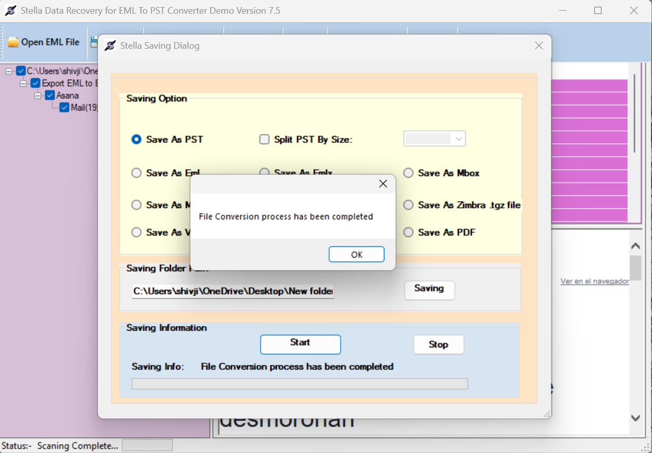 eml to msg conversion